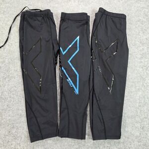 LOT of 3 - 2XU Mens XL 3/4 Compression Tights Running Workout Recovery Gym